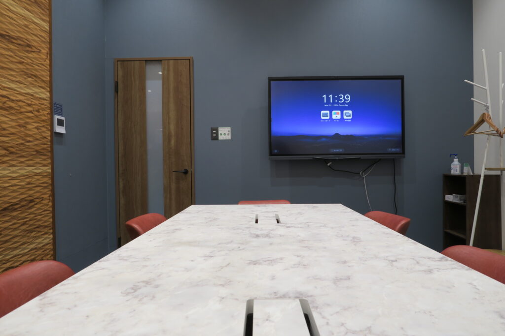 レンタルオフィスの会議室